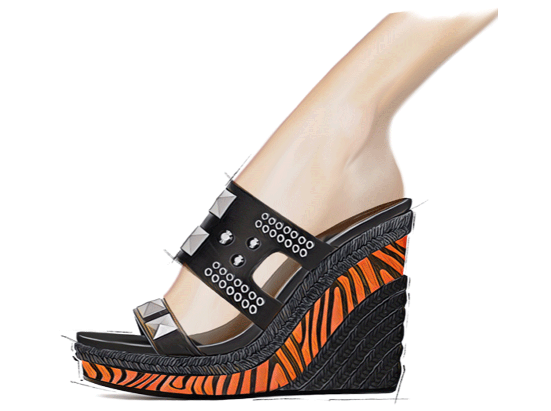 Wedge Sandal -In advance Women Shoes Trend SS21 - Maleficent - Footwear Design Studio GlobalTriesse