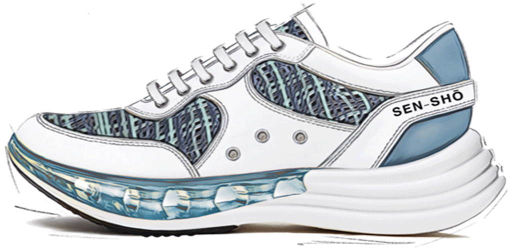 Sneaker EVA - In advance SS21 Footwear Trend - Aqua Zen - GlobalTriesse Footwear Design Studio