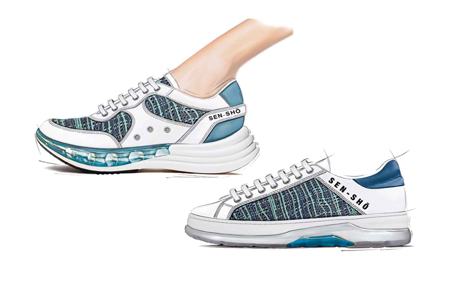Sneaker -Colección de calzado SS21 - Aqua Zen