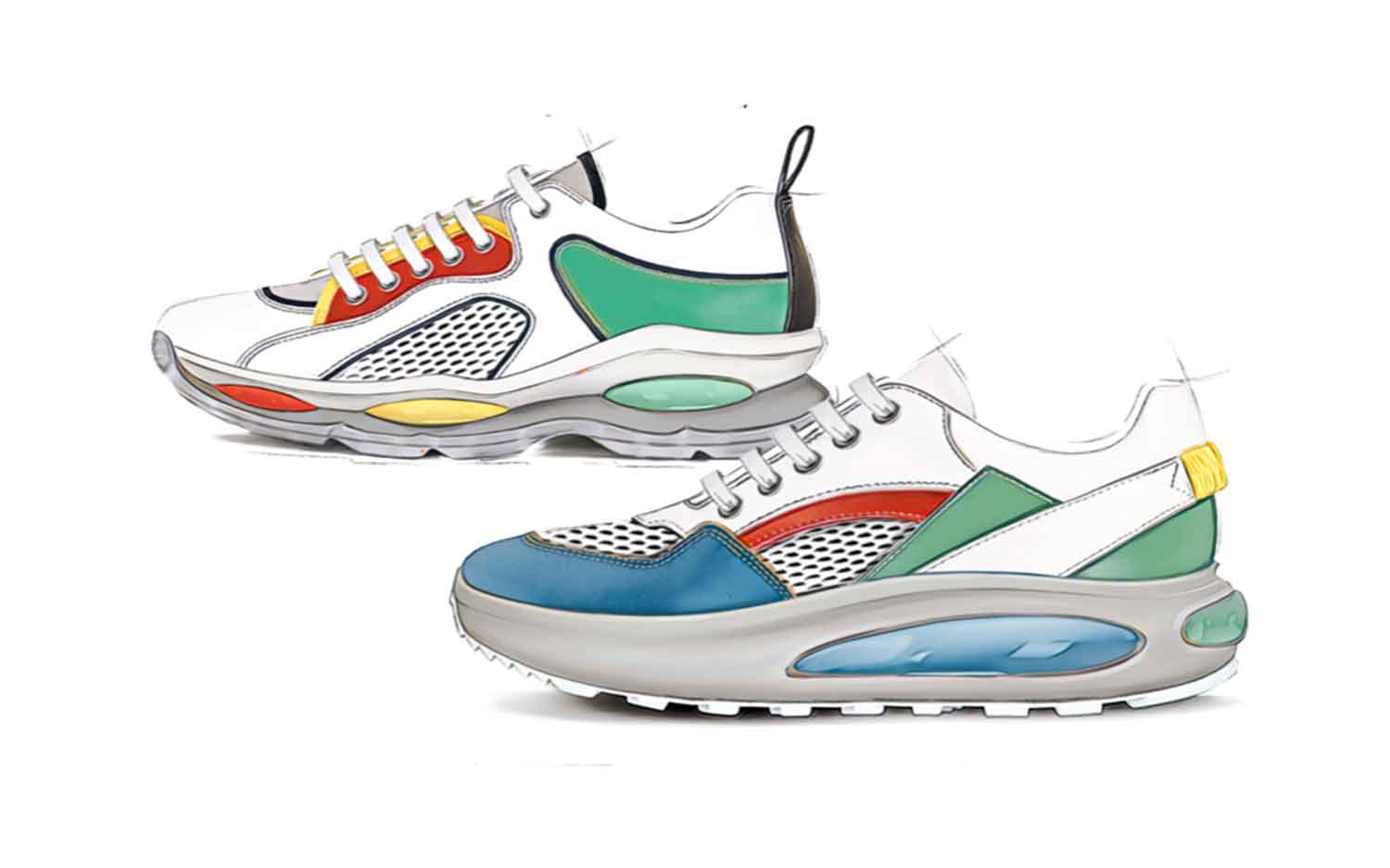 sneakers-shoes-collection-colorful-bubbles-ss21